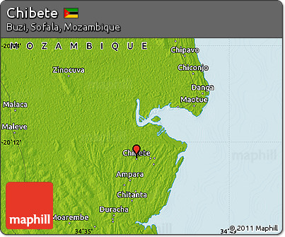 Physical Map of Chibete