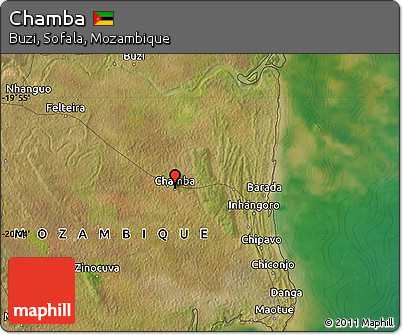 Satellite Map of Chamba