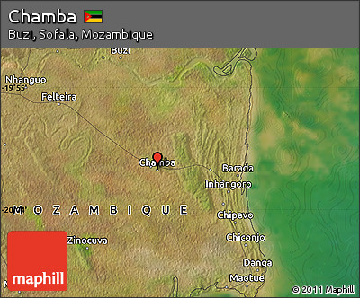 Satellite Map of Chamba