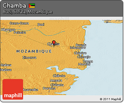Political Panoramic Map of Chamba