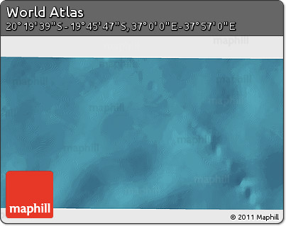 Satellite 3D Map of the Area around 20° 2' 43" S, 37° 28' 30" E