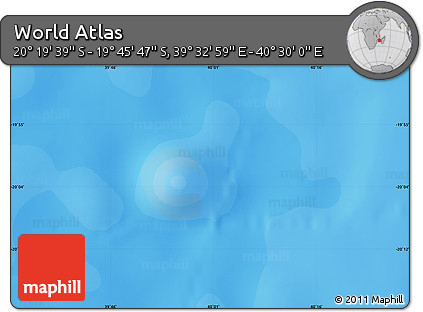 Political Map of the Area around 20° 2' 43" S, 40° 1' 29" E