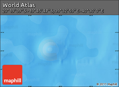 Political Map of the Area around 20° 2' 43" S, 40° 1' 29" E
