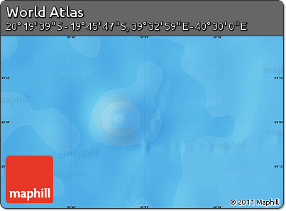 Political Map of the Area around 20° 2' 43" S, 40° 1' 29" E