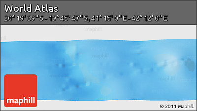 Physical Panoramic Map of the Area around 20° 2' 43" S, 41° 43' 30" E