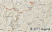 Shaded Relief Map of the area around 20° 2' 43" S, 43° 16' 29" W