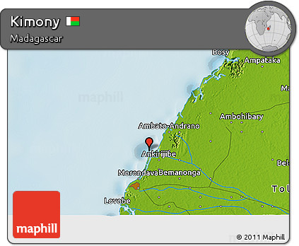 Physical 3D Map of Kimony