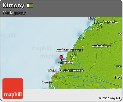 Physical 3D Map of Kimony