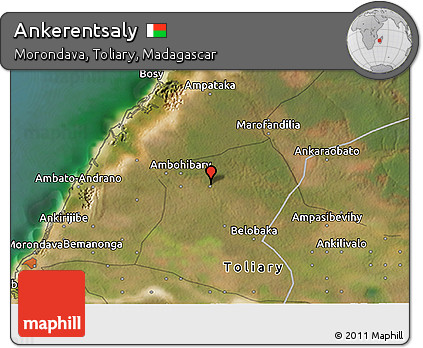 Satellite 3D Map of Ankerentsaly