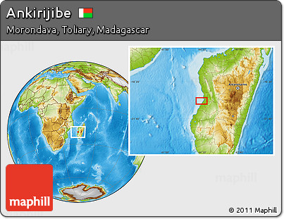 Physical Location Map of Ankirijibe