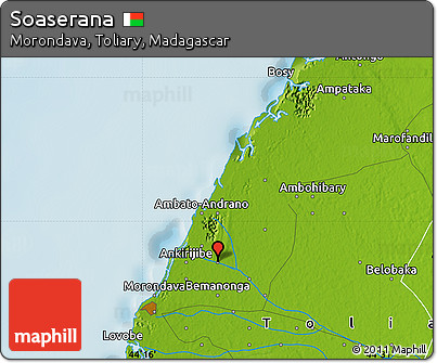 Physical Map of Soaserana