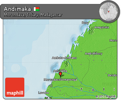Political Map of Andimaka