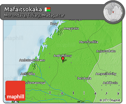 Political Map of Mafaitsokaka