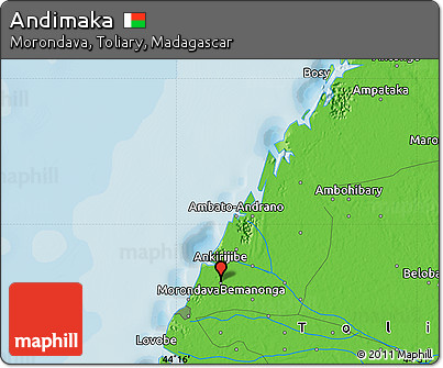 Political Map of Andimaka