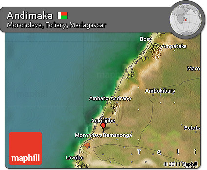 Satellite Map of Andimaka