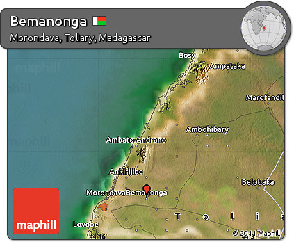 Satellite Map of Bemanonga