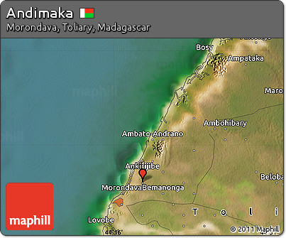 Satellite Map of Andimaka