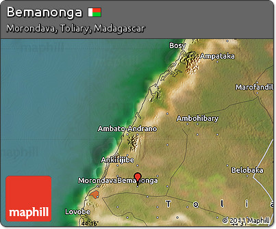 Satellite Map of Bemanonga