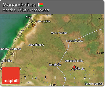 Satellite Map of Manambaliha