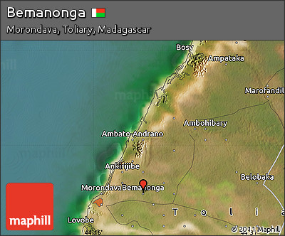 Satellite Map of Bemanonga
