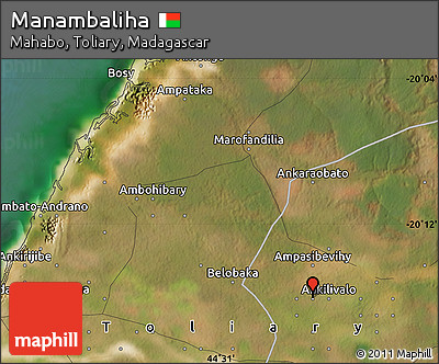 Satellite Map of Manambaliha