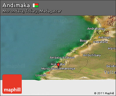 Satellite Panoramic Map of Andimaka