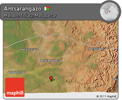 Satellite 3D Map of Antsarangazo