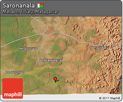 Satellite 3D Map of Saronanala