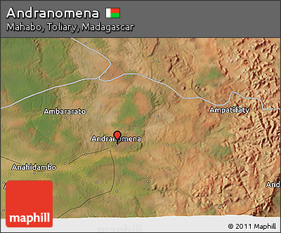 Satellite 3D Map of Andranomena