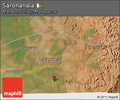 Satellite 3D Map of Saronanala