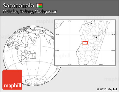Blank Location Map of Saronanala