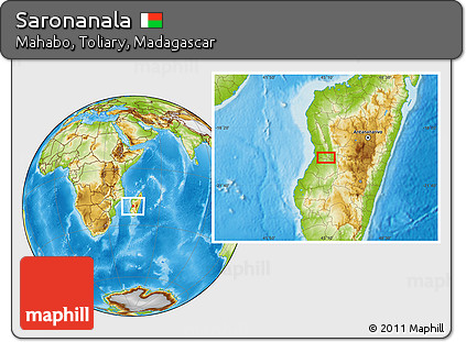 Physical Location Map of Saronanala