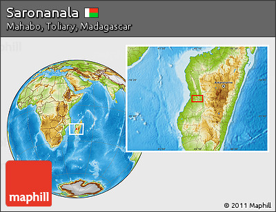 Physical Location Map of Saronanala
