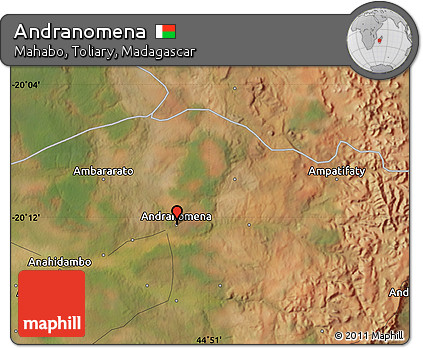Satellite Map of Andranomena