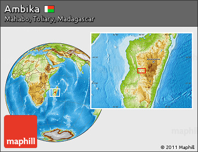 Physical Location Map of Ambika