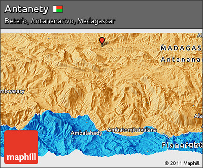 Political Panoramic Map of Antanety