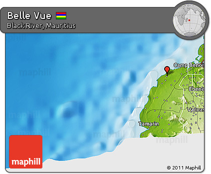 Physical 3D Map of Belle Vue