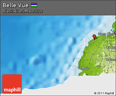Physical 3D Map of Belle Vue