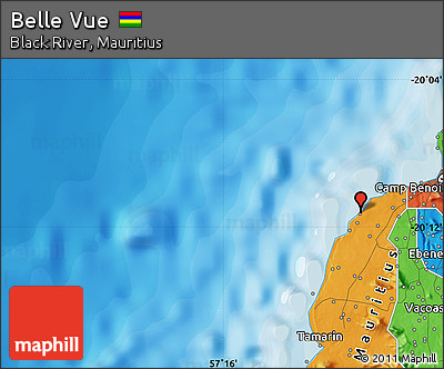 Political Map of Belle Vue