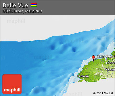 Physical Panoramic Map of Belle Vue