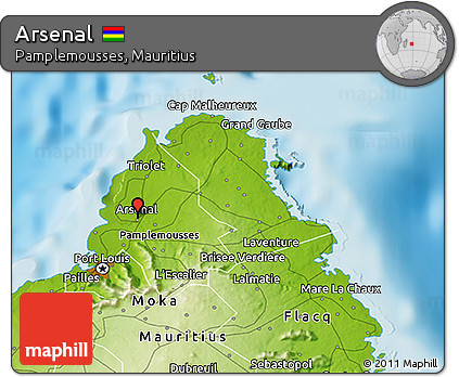Physical 3D Map of Arsenal