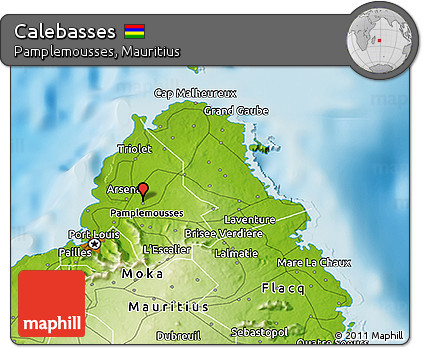 Physical 3D Map of Calebasses