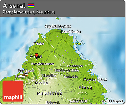 Physical 3D Map of Arsenal