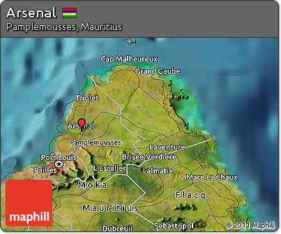 Satellite 3D Map of Arsenal