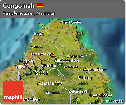 Satellite 3D Map of Congomah
