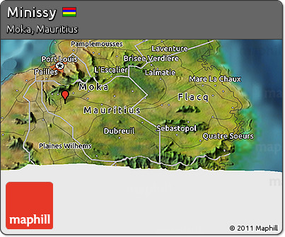 Satellite 3D Map of Minissy