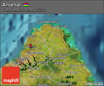 Satellite 3D Map of Arsenal
