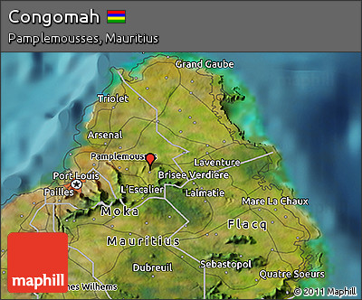 Satellite 3D Map of Congomah