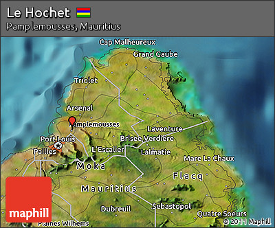 Satellite 3D Map of Le Hochet