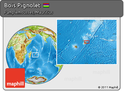 Physical Location Map of Bois Pignolet